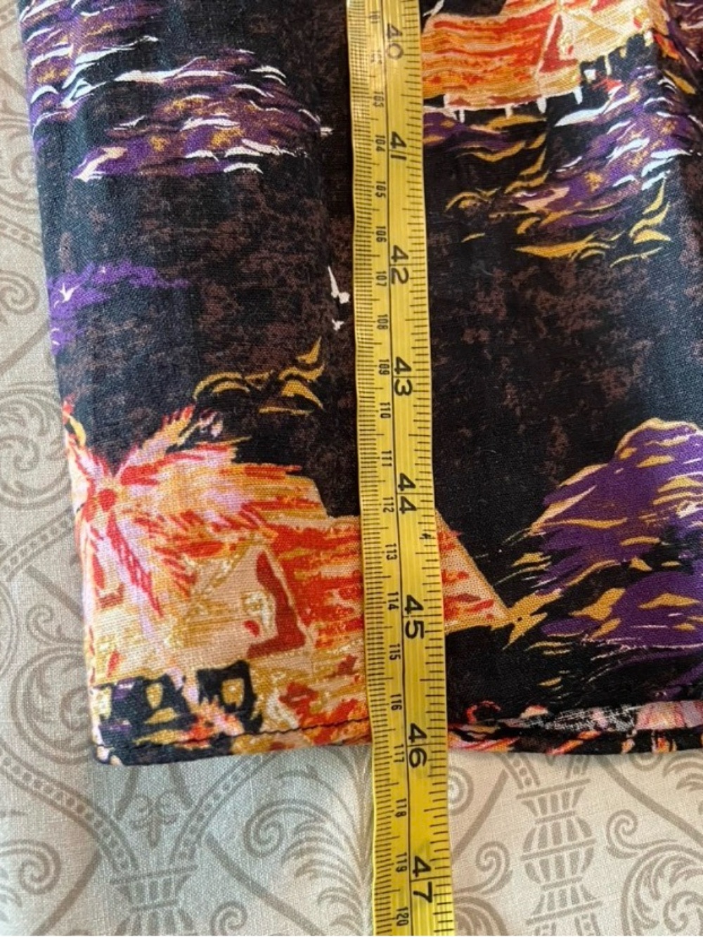 Free People Beach Party Paradise Flamingo Hawaiian Midi Sun Dress Linen Blend 0 - Picture 6 of 16